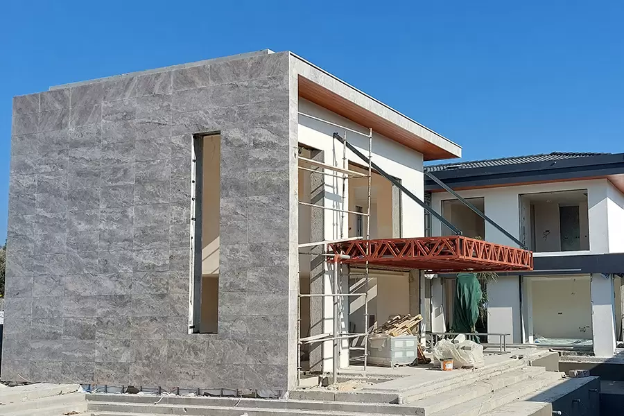 Silver Travertine